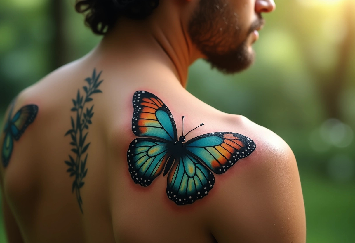 tatouage papillon